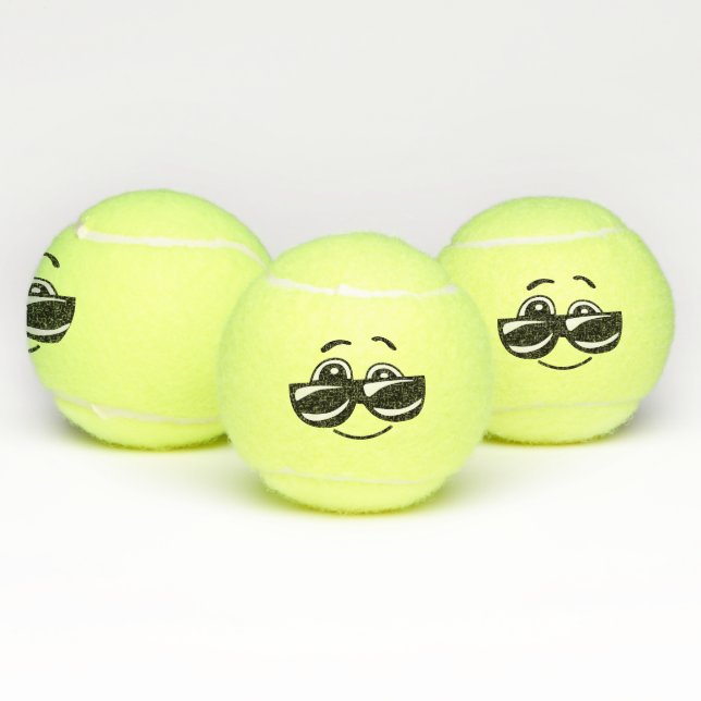 Cooles Emoji Tennisbälle (Multi)