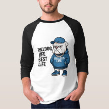 Cooles Englisch Bulldoggen-Leben Cartoon