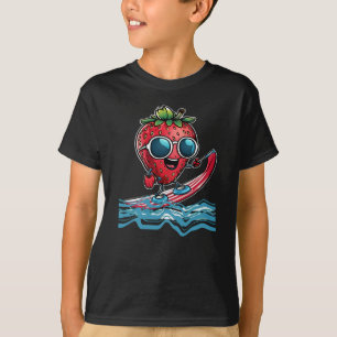 Cooles Erdbeersurfen T-Shirt