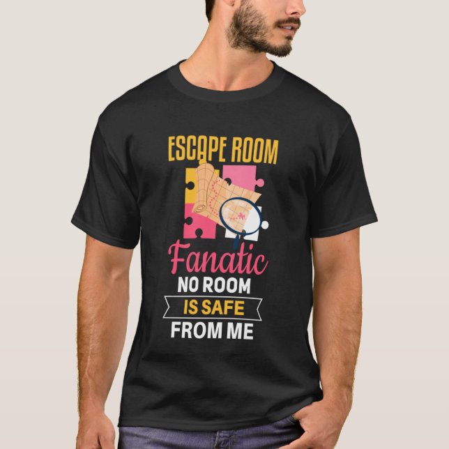 Cooles Escape Room Solver Sprichwort 1 T-Shirt (Vorderseite)