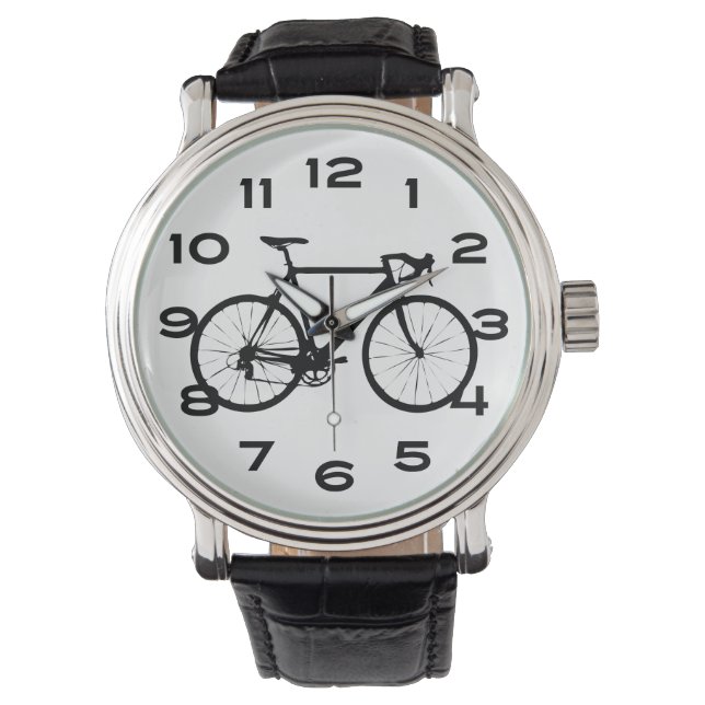 Cooles Fahrrad Armbanduhr (Vorderseite)