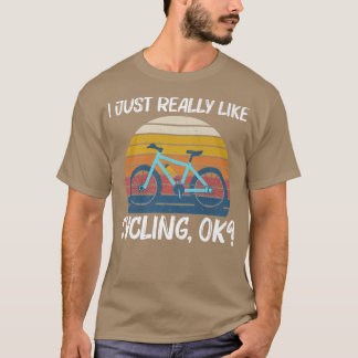 Cooles Fahrrad-Design für Männer Frauen Radfahren T-Shirt