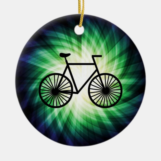 Cooles Fahrrad Keramik Ornament (Vorne)