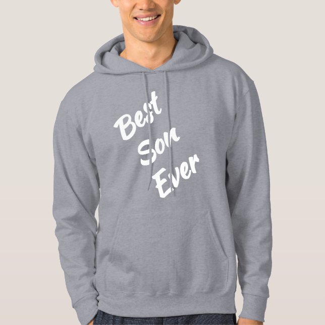 Cooles Familiengeschenk: Bester Sohn je Hoodie (Vorderseite)