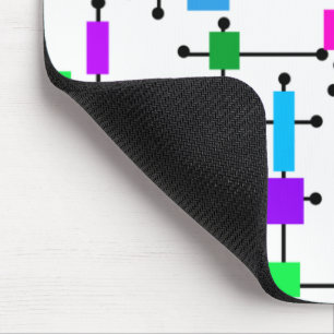 Cooles Farbgitter Mousepad