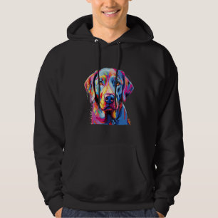 Cooles farbiges Labrador Retriever Portrait Graphi Hoodie