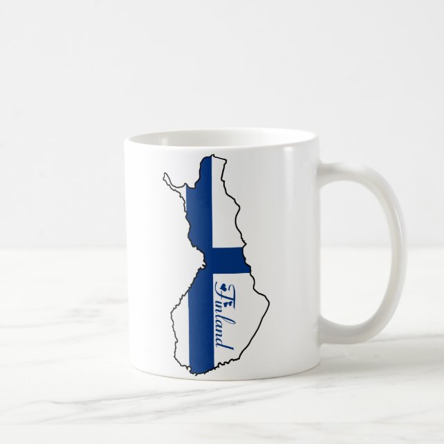 Cooles Finnland Tasse (Rechts)