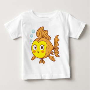 Cooles Fischbaby Baby T-shirt