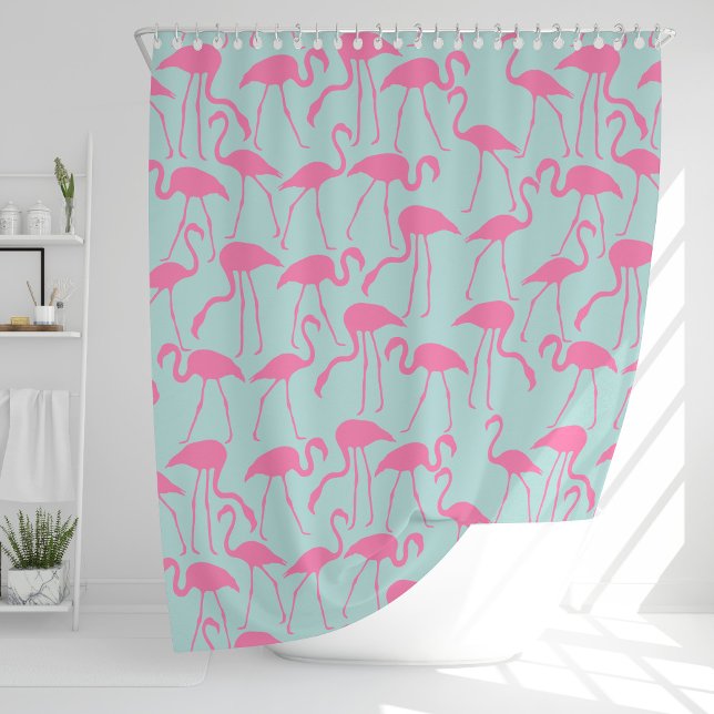 Cooles Flamingo-Muster Duschvorhang (Von Creator hochgeladen)