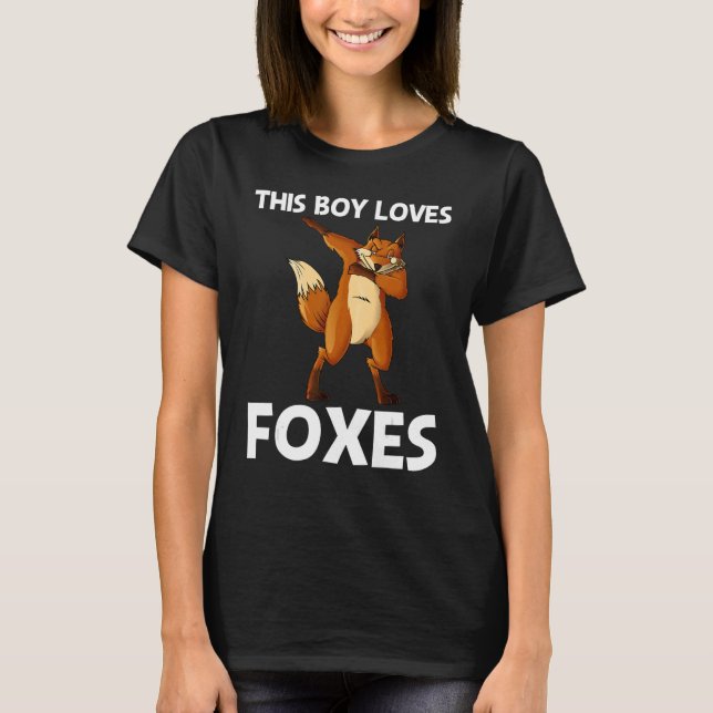 Cooles Fox für Jungen Kinder Allesfressende Säuget T-Shirt (Vorderseite)