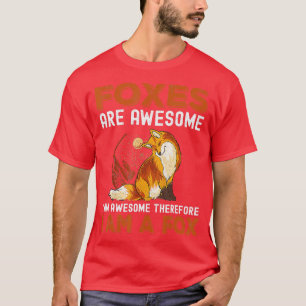 Cooles Foxdesign für Männer Frauen Kinder Wildtier T-Shirt