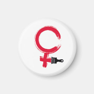 Cooles Frauensymbol Magnet