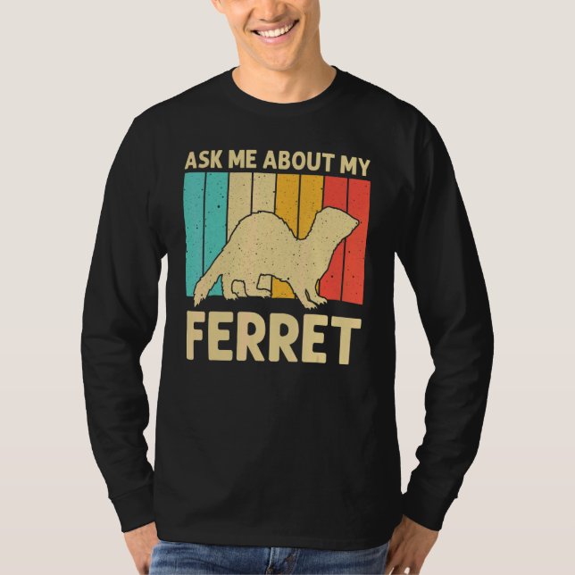 Cooles Frettchen für Damen T-Shirt (Vorderseite)