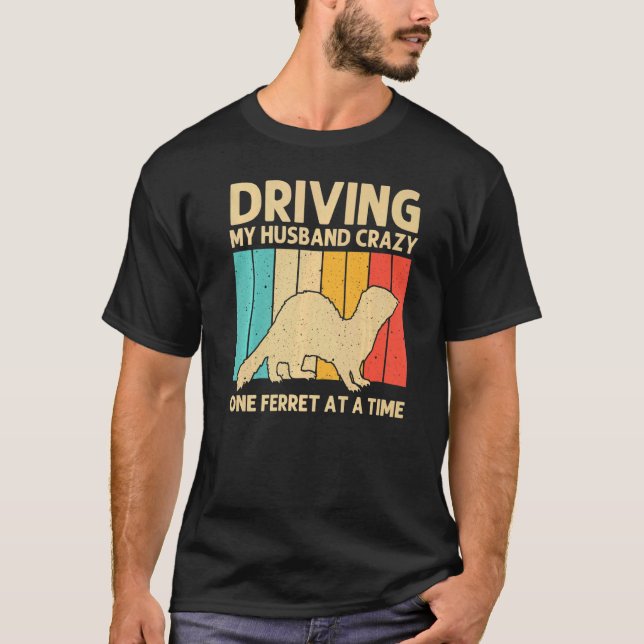 Cooles Frettchen für Frauen Mama T-Shirt (Vorderseite)