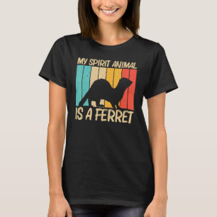 Cooles Frettchen für Männer Frauen Ferret Heimtier T-Shirt
