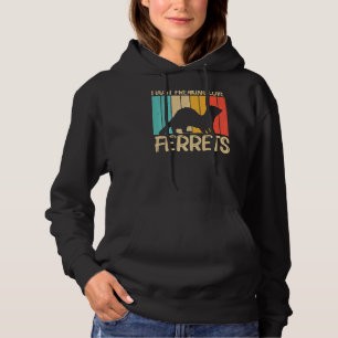 Cooles Frettchen für Männer - weibliches Frettchen Hoodie