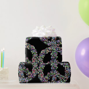 Cooles Friedenssymbylpapier Geschenkpapier