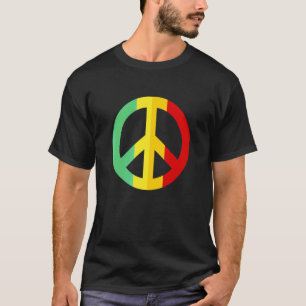 Cooles Friedenszeichen Gleichheit Freiheit Hippie T-Shirt