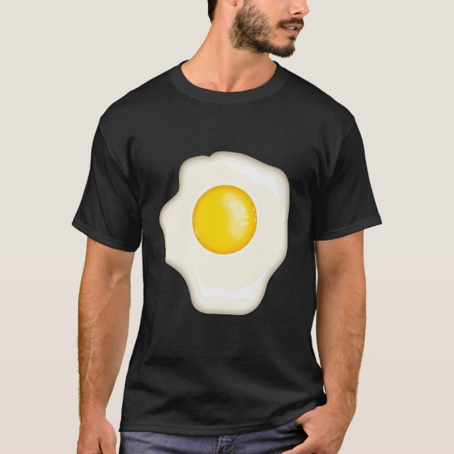 Cooles frittiertes Ei, sonnige Seite Auf Ei Liebha T-Shirt (Vorderseite)
