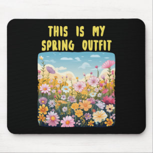 Cooles Frühlingsoutfit für Jungen und Mädchen mit Mousepad