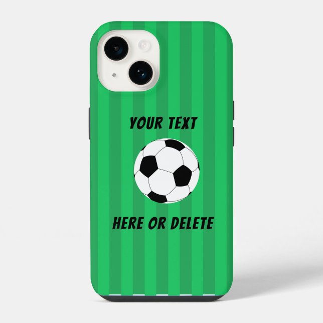 Cooles Fußballfeld  iPhone Hülle (Rückseite)