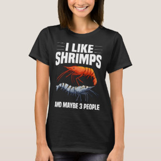 Cooles Garnelendesign für Männer - Garnelen-Fische T-Shirt