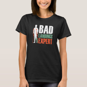 Cooles gebrochenes Bein für Männer Frauen gebroche T-Shirt