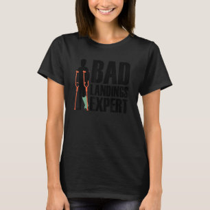 Cooles gebrochenes Bein für Männer Frauen gebroche T-Shirt