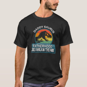 Cooles Geburtstagsgeschenk für Vater Dino Daddy Sa T-Shirt