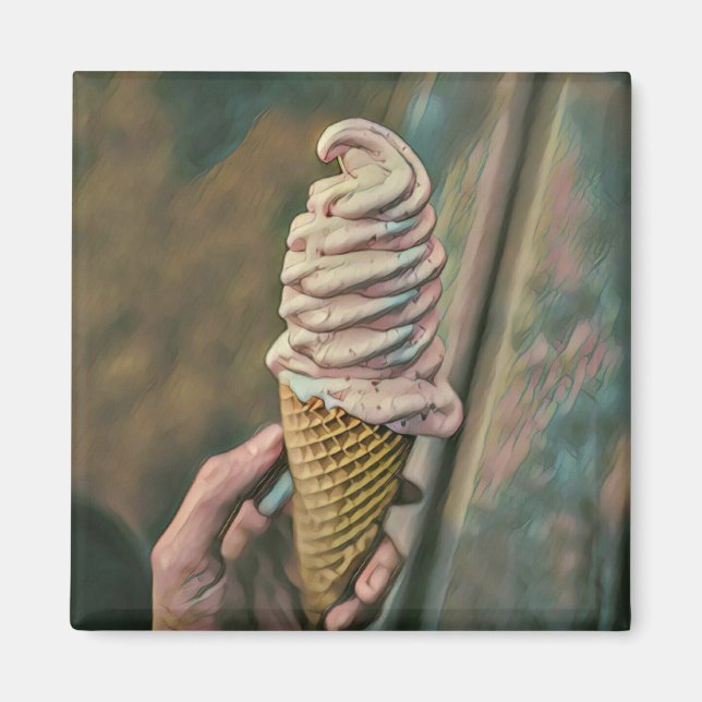 Cooles Gefriereis Magnet (Vorne)