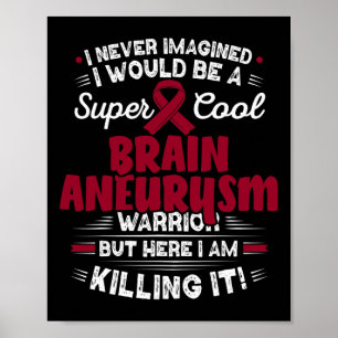 Cooles Gehirnaneurysma Krieger Gehirnaneurysma Awa Poster