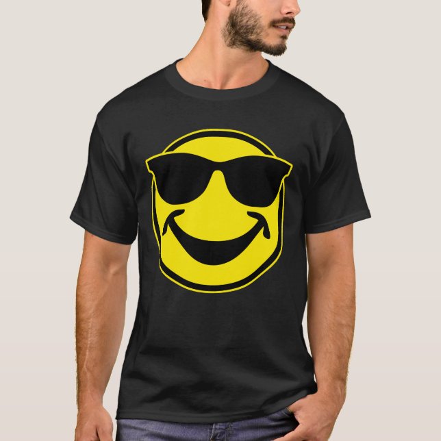 Cooles Gelb + Ihr backg. u. Ideen T-Shirt (Vorderseite)