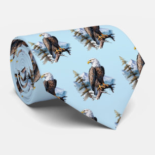 Cooles gemustertes Adler-Muster Krawatte