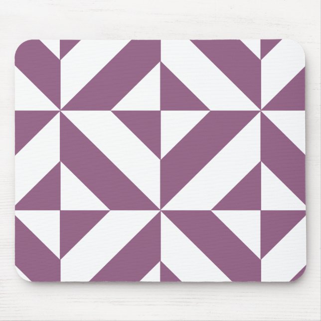 Cooles geometrisches Deko Cube Muster Mousepad (Vorne)