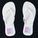 Cooles geometrisches Rosa und Lila | Paarinitiativ Flip Flops<br><div class="desc">Cool,  minimalistisch und modern. Vielen Dank für Ihren Kauf!</div>