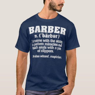 Cooles Geschenk für die beste Barberdefinition T-Shirt