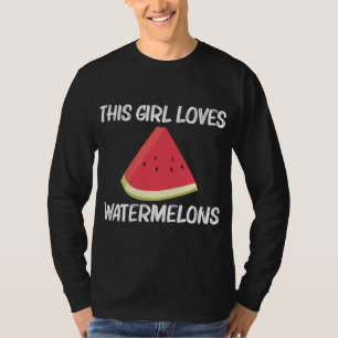 Cooles Geschenk für Mädchen Rote Melone T-Shirt