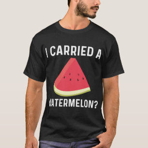 Cooles Geschenk für Männer Rote Melone T-Shirt