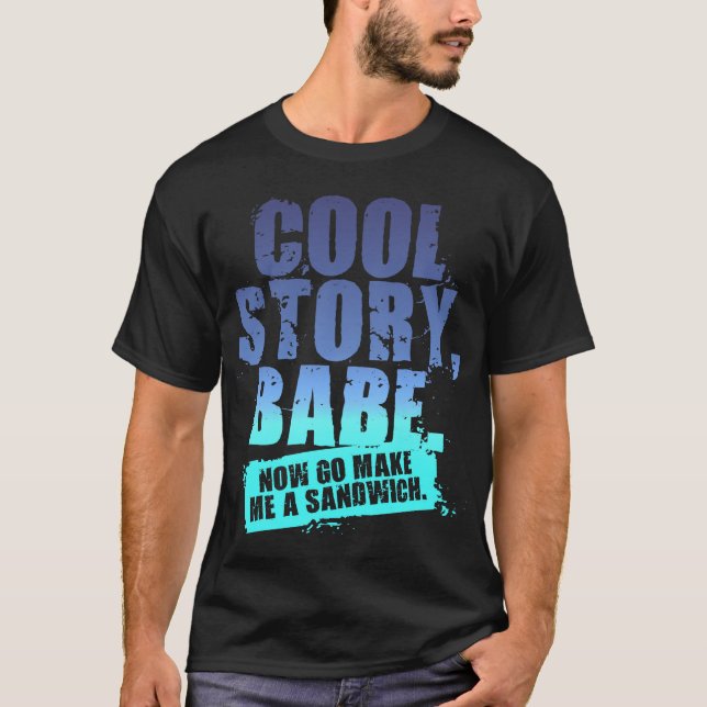 COOLES GESCHICHTEN-BABY T-Shirt (Vorderseite)