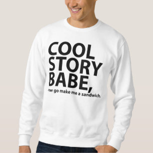 cooles Geschichtenbaby Sweatshirt