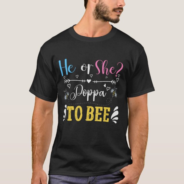 Cooles Geschlecht offenbart Populärkunst T-Shirt (Vorderseite)