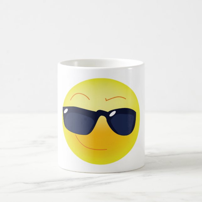 COOLES GESICHT KAFFEETASSE (Mittel)