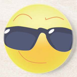 COOLES GESICHT SANDSTEIN UNTERSETZER