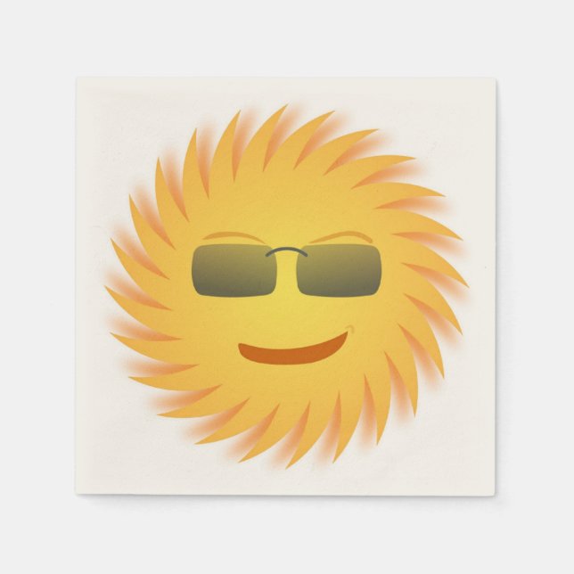 COOLES GESICHT SERVIETTE (Vorderseite)
