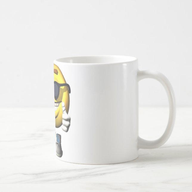 cooles Gesicht Tasse (Rechts)
