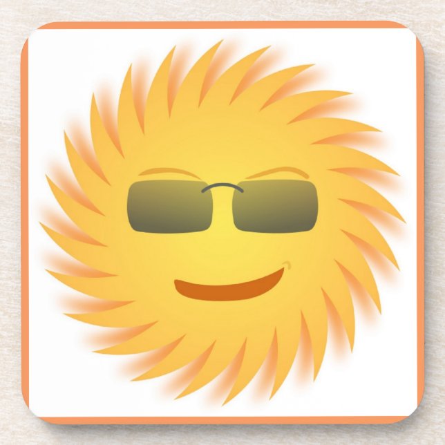 COOLES GESICHT UNTERSETZER (Vorderseite)