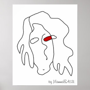 Cooles Gesichterposter! Poster