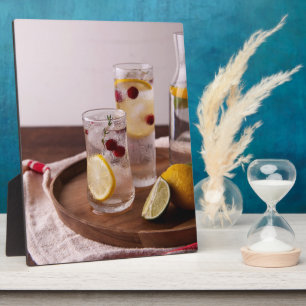 cooles Getränk Fotoplatte