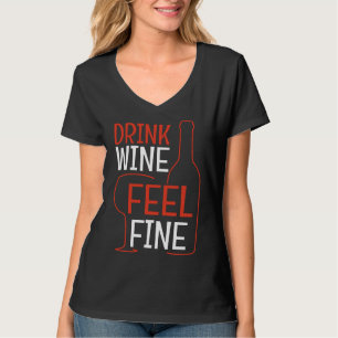 Cooles Getränk Gefühl Weinkultur und Erde T-Shirt