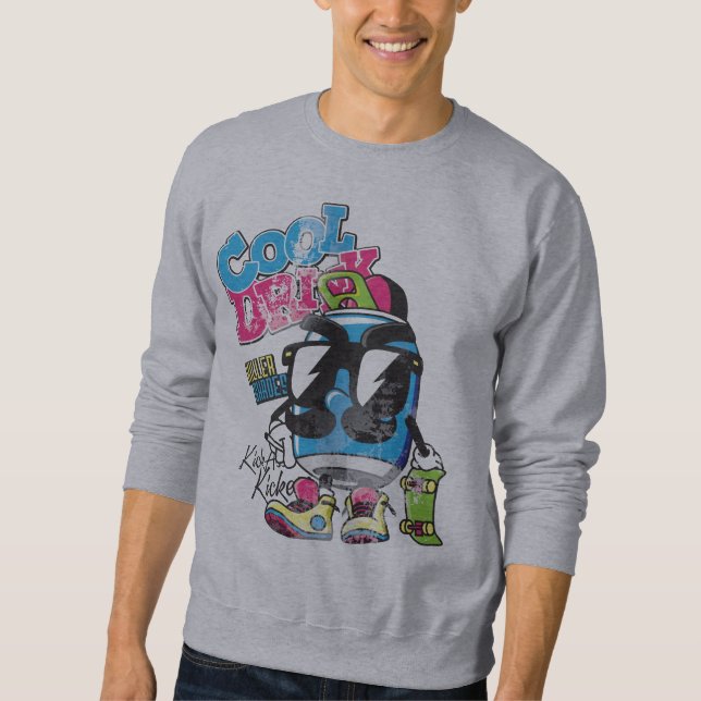 Cooles Getränk Sweatshirt (Vorderseite)